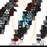 Mom Of The Birthday Boy Matching Family Video Gamer Party Women's Loosen Crew Neck Short Sleeve T-Shirt