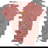 Horse Tree Christmas Candy Cane Women's Short Sleeve T-shirt Unisex Crewneck Soft Tee