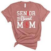 Horn Player Senior 2023 Band Mom  Women's Short Sleeve T-shirt Unisex Crewneck Soft Tee