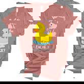 What Exactly Is The Function Of A Rubber Duck Ducks   Women's Short Sleeve T-shirt Unisex Crewneck Soft Tee