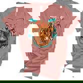 Floral Highland Cow Heifer Horseshoe Western Country Cowboy  Women's Short Sleeve T-shirt Unisex Crewneck Soft Tee