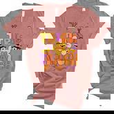 Groovy Halloween Trick Or Teach Retro Floral Ghost Teacher  V33 Women's Short Sleeve T-shirt Unisex Crewneck Soft Tee