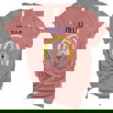 Hello Tk Rainbow For Prek Preschool Teacher Girls  Women's Short Sleeve T-shirt Unisex Crewneck Soft Tee