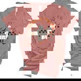 Retro Vintage Groovy Trick Or Teach Halloween Teacher Life  V2 Women's Short Sleeve T-shirt Unisex Crewneck Soft Tee