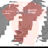 Vintage Wisconsin Mens Wisconsin Womens Red Retro  Women's Short Sleeve T-shirt Unisex Crewneck Soft Tee