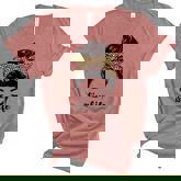 Womens Mothers Day Funny Sissy Life Messy Bun Leopard Mommy Grandma Women's Short Sleeve T-shirt Unisex Crewneck Soft Tee