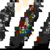 3Rd Birthday Llama Llamazing Awesome Since 2019 3 Year Old Women Crewneck Graphic Sweatshirt