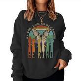 Be Kind  Autism Awareness Asl Mom Teacher Kindness  Women Crewneck Graphic Sweatshirt