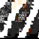 Groovy Pacu Nurse Proud Post Anesthesia Care Unit  Women Crewneck Graphic Sweatshirt