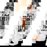 Game Day Retro Football Cute Football Top Mom Sports Lover  Women Crewneck Graphic Sweatshirt