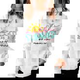 Happy Last Day Of School Teacher Student Hello Summer  Women Crewneck Graphic Sweatshirt