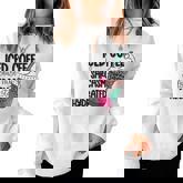 Iced Coffee Because My Sarcasm Need To Stay Hydrated Leopard  Women Crewneck Graphic Sweatshirt