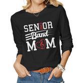 Horn Player Senior 2023 Band Mom  Women Graphic Long Sleeve T-shirt