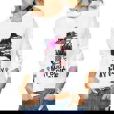 My Body My Choice Pro Choice Messy Bun Feminist Women Rights Women Graphic Long Sleeve T-shirt