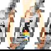 Bear Free Mom Hugs Rainbow Lgbt Lesbian Gay Pride Month  Women Tank Top Basic Casual Daily Weekend Graphic