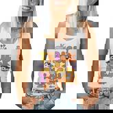 Groovy Halloween Trick Or Teach Retro Floral Ghost Teacher  V33 Women Tank Top Basic Casual Daily Weekend Graphic