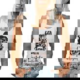 Hairstylist Lifes Mom Messy Bun Funny Mothers Day  Women Tank Top Basic Casual Daily Weekend Graphic