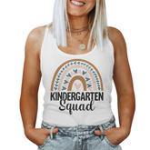Kindergarten Squad Kinder First Day Rainbow Teacher Student  Women Tank Top Basic Casual Daily Weekend Graphic