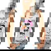 Messy Hair Woman Bun I Kiss Girls Mom Life Lgbt Mothers Day  Women Tank Top Basic Casual Daily Weekend Graphic