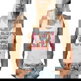 Retro Groovy Sister Matching Family 1St Birthday Party  V2 Women Tank Top Basic Casual Daily Weekend Graphic