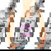 Teacher Life Breast Cancer In October We Wear Pink Messy Bun  V4 Women Tank Top Basic Casual Daily Weekend Graphic