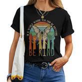 Be Kind Autism Awareness Asl Mom Teacher Kindness Women T-shirt
