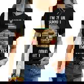 Vintage Im Sorry Did I Roll My Eyes Out Loud Sarcastic Cat Women T-shirt