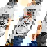 4Th Of July American Mama Western Country Mama American Flag Women T-shirt