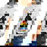 Bear Free Mom Hugs Rainbow Lgbt Lesbian Gay Pride Month Women T-shirt