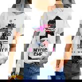 My Body My Choice Pro Choice Messy Bun Feminist Women Rights Women T-shirt