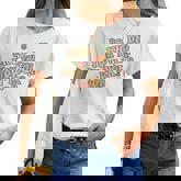 Bruh Did You Even Show Your Work Math Teacher Groovy Women T-shirt