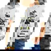 Chameleons Mom Messy Bun Hair Glasses Women T-shirt