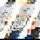 Hello Tk Rainbow For Prek Preschool Teacher Girls Women T-shirt