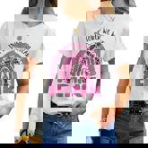 October We Wear Pink Rainbow Breast Cancer Awareness Leopard Women T-shirt