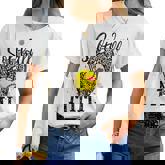 Softball Mimi Leopard Game Day Softball Lover Women T-shirt