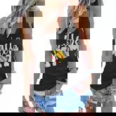 Ballers Mom Baseball Softball Cheer Mother Women Flowy Tank