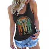 Be Kind  Autism Awareness Asl Mom Teacher Kindness  Women Flowy Tank