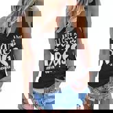 Funny All I Care About Are Dogs And Maybe Three People Dog  Women Flowy Tank