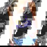 Funny Oh Whale  For Marine Mammal Lovers- Purple Women Flowy Tank