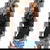 Halloween Black Cat Superstition Killer With A Knife   Women Flowy Tank