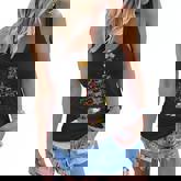 Horse Tree Christmas Candy Cane Women Flowy Tank