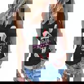 Matching Family Easter Party Graphic Im The Naughty Bunny Women Flowy Tank