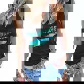 Tennessee Map Colorful Isolated Tennessee State Map In Watercolor United States Women Flowy Tank