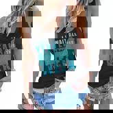 Womens I Wait All Year For This Week Funny Shark Ocean Vintage Gift V Neck  Women Flowy Tank