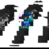 Alaska State Pride Alaska Northern Lights Alaskan Orca Whale T-shirt