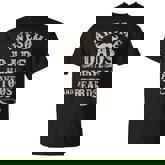 Awesome Dads Have Tattoos And Beards Fathers Day T-shirt