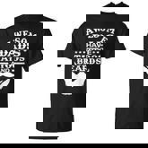 Awesome Dads Have Tattoos And Beards Shirt Fathers Day Tattoo Beard T-shirt