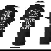 The Best Dads Get Promoted To Grandpa Distressed Fathers Day T-shirt