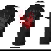 Blood Hand Costume I Bleed Killer Zombie Halloween Party Men Women T-shirt Graphic Print Casual Unisex Tee