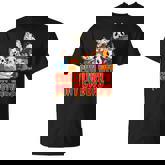 Chillin With My Creeps Cat Horror Movies Serial Killer T-shirt